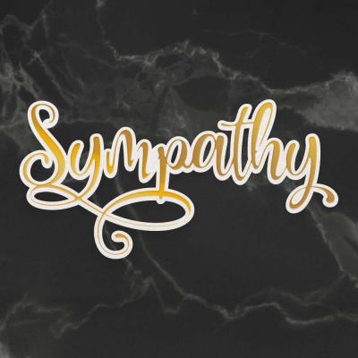 Couture Creations Cut, Foil and Emboss Die - Sympathy